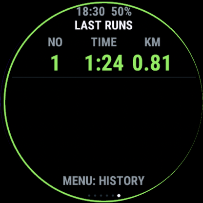 Last runs
